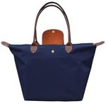 ZhengYue Tote Bag, Women's Stylish Waterproof Nylon Tote Handbag Ladies Tote Shopping Bag for Travel Beach School Blue L