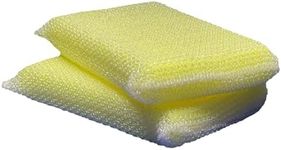 Elite HD (Heavy-Duty) All Purpose Cleaning Pad, 2-Pack, Scrubber, Non-Scratch, & Made in USA. Thick Sponge & Sized to Grip for Heavy Scrubbing. Ideal for Kitchen and Bathroom Use.