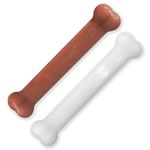 Nylabone Classic Twin Pack Power Chew Flavored Durable Dog Chew Toy, Bacon|Chicken, 2 Count, Giant