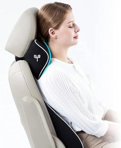 Grin Health Memory Foam Car Neck Pillow and Lumbar Back Support Combo Set | Backrest Lumbar Pillow Back Cushion and Headrest Neck Rest Pillow Suitable for All Cars Seats