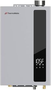 ThermoMate CZ480NG 5.28GPM Condensing Tankless Water Heater, 0.86 UEF High Efficiency Instant On-Demand Hot Water Heater, Residential Indoor Natural Gas Water Heater with Multi-Point Heating