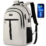 YAMTION School Book Bag for Teen Girls and Boys Unisex Laptop Bookbag Backpack with USB for High School College Students