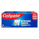 Colgate Strong Teeth Toothpaste, 500g, India’s No: 1 Toothpaste Brand, Calcium-boost Tooth Paste for 2X Stronger Teeth, Whitens Teeth, Fresh Breath & Prevents Cavities (Combo Pack Offer)