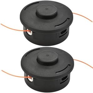 2 Pack 25-2 Trimmer Bump Head 4002 710 2108 for STIHL Weed Eater FS55 FS55R FS56 FS56RC FS70 FS70R FS80 FS85 FS90 FS90R FS91R FS94R FS100RX FS120 FS130 FS240 String Trimmers Replacement 4002 710 2191