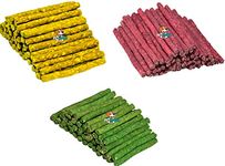 PETHOOD Combo Dog Chew Sticks for Dogs Mix Flavours 3 x 1000 gm (Chicken + Mutton + Veg), Dog Treats, 3 Kg Pack, Dog Food Munchy Stick, All Life Stages | Protein Rich, Low Fat