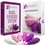 Intimate Rose Kegel Balls for Women – Pelvic Floor Strengthener and Weights Exerciser for Tightening & Control - Set of 6 Silicone Kegel Devices for Women – Premium Trainer for Beginners & Advanced