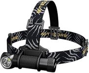 NITECORE HC33 High Performance L-Shaped Headlight, 1800 Lumens, IP68 Waterproof, Black Headlamp