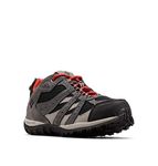 Columbia Youth Boys Redmond Waterproof, Black/Flame, 5