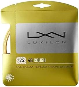 Luxilon 4G Rough 125 Tennis String - Set, Gold