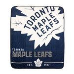 NHL Toronto Maple Leafs Kids Plush Blanket EXPRESSIONS Throw for Toddlers Teen, All Season Super Soft Comfy Flannel Blanket, Best Gifts for Boys and Girls, 50x60 inches (Official NHL Product)