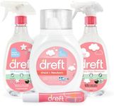 Baby Gifts Set by Dreft, Baby and Mom Gift Set with Liquid Laundry Detergent, Laundry Stain Remover, Stain Remover Pen & All Purpose Cleaner Spray, Great for Baby Showers