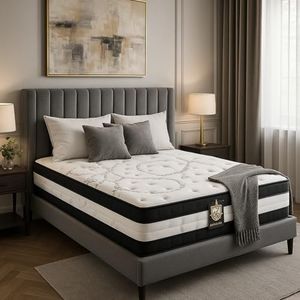 SAMPUR Matelas Excelsior : Mémoire de Forme & Ressorts ensachés | Antidouleur Articulation | 30 cm d'épaisseur (140x190 cm)