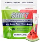 Real Ketones Shift Watermelon Exogenous Keto D BHB Powder + Keto Electrolytes, 30 Drink Mix Packets for Rapid Ketosis