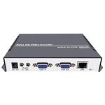 iseevy H.264 VGA Video Encoder VGA to IP Stream for IPTV, Live Stream, Broadcast Support SRT RTMP RTMPS RTSP UDP RTP HTTP FLV HLS TS Protocols and Live Platforms