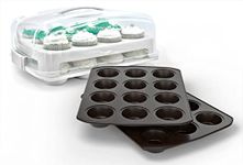 White Baking Pans Cupcake Carrier