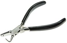 EuroTool Dimple Plier, Hooked Jaw, 1mm, Black