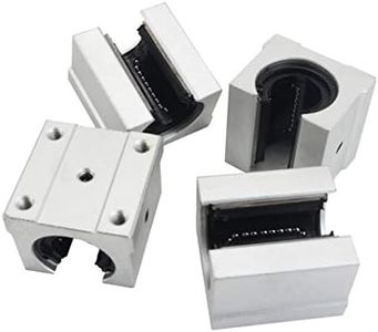 4pcs SBR20UU Aluminum Block 20mm Linear Motion Ball Bearing Slide Block Match for SBR20 20mm Linear Guide Rail