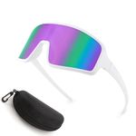 Karsaer Sports Sunglasses Cycling Glasses Men Baseball Softball Sunglasses Unisex for Adult Youth B5082