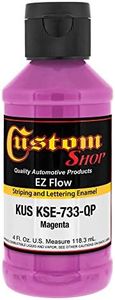 Custom Shop KSE733-QP Magenta - EZ Flow Pinstripe & Lettering Enamel Paint - 4 Ounce
