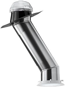Solatube® Skylight Kit with Dome Collector - Natural Daylighting for Dark Rooms - Energy Efficient - Ceiling Fixture & 4ft Reflective Tubing - 160 DS Model -