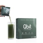 Qbit Gut Health Drink Prebiotic & Probiotics Daily Nutrition for Women and Men | 55+ Vitamins, Minerals, Superfood Ingredient, Fiber, Antioxidants with Digestive Blend | Zero Sugar (5 Servings)