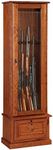 American Furniture Classics Model Wood Gun Display Cabinet, Brown