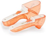 Adjustable Measuring Spoon, All-in-one (Set of 2) - Flexible Measuring Tools - Light and Easy to Use - Detachable and Easy to Clean - Precise and Accurate Measuring Scale - Orange