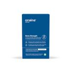 Origins Nutra Bone Strength | Builds Bone Density, Helps Joints Flexibility | Aquamin Tg, Natural Vitamin K27, Vitashine D3 | GMP Certified | For Men & Women | 56 Veg Tablets (Pack of 1)