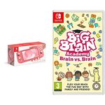 Nintendo Switch Lite - Coral + Big Brain Academy: Brain vs Brain (Nintendo Switch)