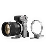 Silence Corner Atoll C - Silver | Rotating Collar for Select Mirrorless Cameras | Fast Orientation Change (Vertical/Horizontal), Easily Change Lenses, Universal Tripod Mounting, Faster Than L-Bracket