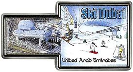 Collectible Novelty Pin for Backpack, Scarf - Made From Jeweler Class Metal - Spartan and the Green Egg Explorer Pin Series: Ski Dubai, UAE (157)