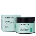 Cureskin Under Arm Brightening Cream Mask with Papaya & Sweet Orange | Dark Underarms & Hyperpigmentation | Under arm Dark Removing Cream, 50 g (Pack of 1)