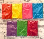 7 * 100GM's HOLI COLOURED POWDER FOR COLOUR RUN, GENDER REVEAL AND VARIOUS ART