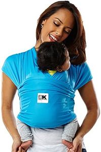 Baby K’tan Active Baby Wrap Carrier, Infant and Child Sling - Simple Wrap Holder for Babywearing - No Rings or Buckles - Carry Newborn up to 35 lbs, Ocean Blue, X-Large (W 22-24 / Men’s Jacket 47-52)