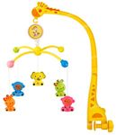 Touby ToysRotating Giraffe Musical Rattle for Kids | Cot Mobile for Cradle for Baby | Jhoomer for Kids Bed |