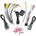 Jayubien Radio Wiring Harness Kit 16Pin ISO Android Car Stereo Wire Harness with Butt Connectors 10Pin 20Pin RCA Adapter GPS Antenna Cable 4Pin/6Pin USB Cord