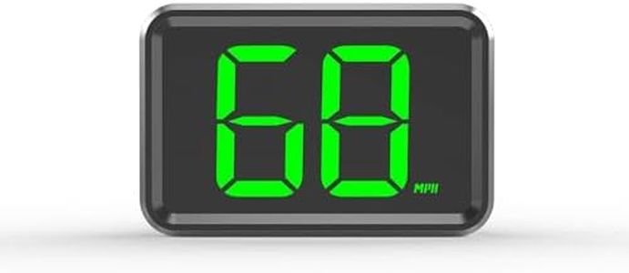 GPS Digital Speed Meter with MPH, Car Head Up Display for All Cars, USB Cable Plug & Play (X1-Green-New)