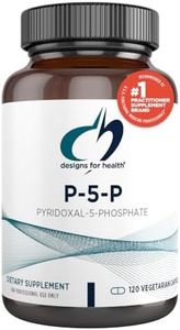 Designs for Health P-5-P - 50mg Vitamin B6 (P5P Pyridoxal-5-Phosphate) Supplement - Non-GMO, Vegan B-6 (120 Capsules)