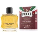 Proraso Aftershave Lotion Nourishing, 100ml, Men's Aftershave with Sandalwood and Shea Oil Moisturises & Restores Skin Comfort, Made In Italy