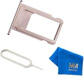 MMOBIEL SIM Card Slot Tray Holder Replacement Compatible with iPhone 6s Plus 2015 - Incl. SIM Pin - Rose Gold