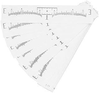 Locisne 130Pcs Regla del tatuaje de la ceja, desechable Maquillaje Herramienta Medida Ceja Microblading Plantilla pegatina para maquillaje permanente Tatuaje bricolaje