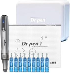 Dr.pen Ultima M8S Microneedling Pen - Stylo Derma sans fil pour le visage, le corps, la barbe et les cheveux, outil d'auto-soins pour femmes et hommes - avec 9 cartouches et étui de rangement