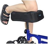 Knee Scooter Pad for Comfort Knee Walker Pad Cover Cushion Scooter for Broken Foot Leg Injury Knee Cushion Roller Scooter Padding Medical Foam Cushion Seat Cover (Black)