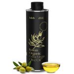 Yolioo Italian Extra Virgin Olive Oil | Polyphenol Rich Olive Oil | Organic and cold pressed olive oil | Fresh Harvest from Tuscany, Italy | Leakproof (Everyday blend, 0.75l)