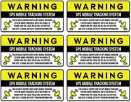 6pc GPS Tracking Anti Theft Sticker