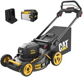 Cat DG670 60V 21” Cordless Lawn Mower 3-In-1 Cutting Modes, Brushless Lawn Mower with TorqLogic, Easy-Adapt Walk-Behind Push Lawn Mower – Battery & Charger Included