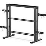 WINNOW 3 Tier Dumbbell Rack Home Gym Weights Storage Rack for Dumbbells, Kettlebells and Weight Plates