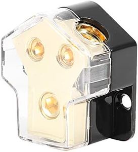 Bloque de distribución a la Tierra o Car o Distribution Bloque de distribución de energía 1 * 1GA en 2 * 4GA out Splitter Block para vehículos de o