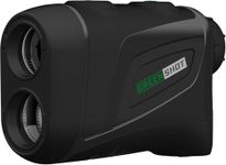 HL1000 Range Finder for Hunter, 1200Y Hunting Rangefinder, 6X Magnification Laser Rangefinder, Waterproof Range finder for Shooting Golf Bow with Slope Mode, Free Battery, Carrying Case