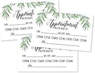 50 Greenery Eucalyptus Appointment Reminder Cards, Next Apt. With Medical Doctor, Dental, Salon, Therapy, Dog Grooming, Cleaning Business, Custom Personalized Blank Recall Service Reminder Notes